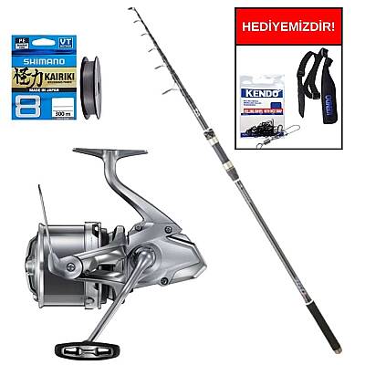 Daiwa Samurai CF 3.90M 70-150Gr&Shimano Makina Ultegra 3500 XSE Profesyonel Surf Seti - 1