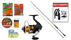 Daiwa Samurai RF 2.06M 0,5-6Gr&Shimano LRF Makina FX 1000 FC LRF Seti - Shimano