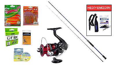  Daiwa Samurai RF 2.06M 0,5-6Gr&Shimano Sienna 500 FG LRF Seti - 1