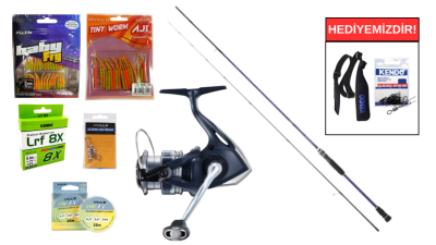 Daiwa Samurai RF 2.28m 1-12gr&Shimano Makina Catana 1000 FE LRF Seti - 1