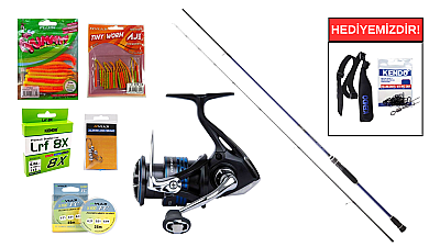 Daiwa Samurai RF 2.28m 1-12gr&Shimano Nexave FI 1000 LRF Seti - 1
