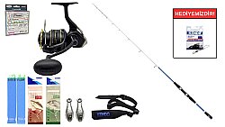Daiwa Sensor Boat Blue 150cm 30-150&Okuma Altera Sea ATES-5000A 4+1BB Tekne Seti - Daiwa