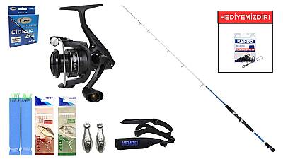 Daiwa Sensor Boat Blue 150cm 30-150&Okuma Revenger A RV-6000A Tekne Seti - 1