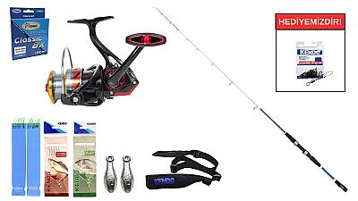Daiwa Sensor Boat Blue 150cm 30-150&Remixon Expert 6000 3BB Tekne Seti - 1