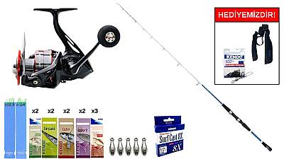 Daiwa Sensor Boat Blue 150cm 30-150&Ryuji Raptor 6000D 5+1BB Tekne Seti - 1