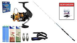Daiwa Sensor Boat Blue 150cm 30-150&Shimano FX 4000 FC Tekne Seti - Daiwa