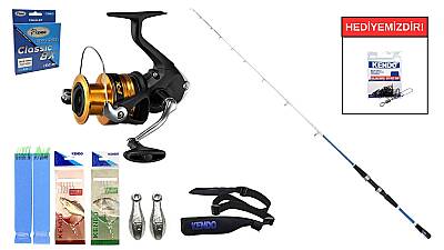 Daiwa Sensor Boat Blue 150cm 30-150&Shimano FX 4000 FC Tekne Seti - 1