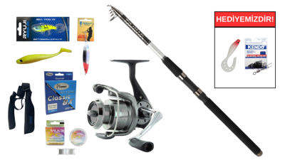 Daiwa Sensor Tele Serisi 270cm 15-60gr&Okuma Revenger Pro RVP-40 Teleskopik Spin Seti - 1
