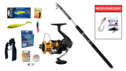 Daiwa Sensor Tele Serisi 300cm 20-60gr&Shimano FX 4000 FC Teleskopik Spin Seti - Daiwa