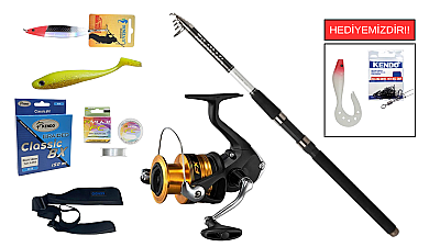 Daiwa Sensor Tele Serisi 300cm 20-60gr&Shimano FX 4000 FC Teleskopik Spin Seti - 1