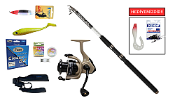 Daiwa Sensor Tele Serisi 360cm 20-60gr&Okuma Outrax OR-4000SGA 1+1BB Teleskopik Spin Seti - Daiwa