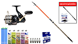 Daiwa Shorecast 4.20m 200gr&Remixon Venom 8000 5+1BB Surf Seti - Daiwa