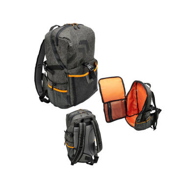 DAIWA SIRT ÇANTASI 25L GRİ TURUNCU 50*30*15CM - 1