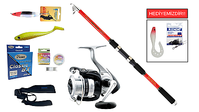 Daiwa Sweepfire Mini 2.70m 15-50gr&Daiwa Strikeforce 4000 B Teleskopik Spin Seti - 1