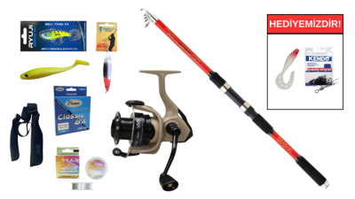 Daiwa Sweepfire Mini 2.70m 15-50gr&Okuma Outrax OR-4000SGA 1+1BB Teleskopik Spin Seti - 1