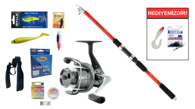 Daiwa Sweepfire Mini 2.70m 15-50gr&Okuma Revenger Pro RVP-40 Teleskopik Spin Seti - 1