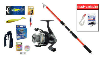 Daiwa Sweepfire Mini 2.70m 15-50gr&Okuma Revenger RV-40 FD Teleskopik Spin Seti - 1