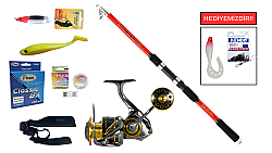 Daiwa Sweepfire Mini 2.70m 15-50gr&Ryuji Ares X 4000M 5+1BB Teleskopik Spin Seti - Daiwa