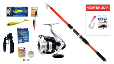 Daiwa Sweepfire Mini 3.00m 20-60gr&Daiwa Strikeforce 4000 B Teleskopik Spin Seti - 1