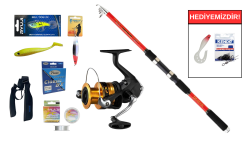 Daiwa Sweepfire Mini 3.00m 20-60gr&Shimano FX 4000 FC Teleskopik Spin Seti - Daiwa