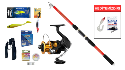 Daiwa Sweepfire Mini 3.00m 20-60gr&Shimano FX 4000 FC Teleskopik Spin Seti - 1