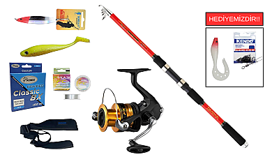 Daiwa Sweepfire Mini 3.00m 20-60gr&Shimano FX 4000 FC Teleskopik Spin Seti - 1