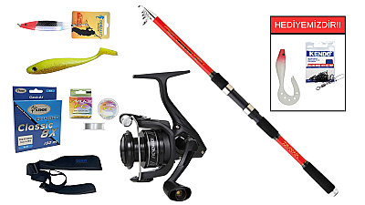 Daiwa Sweepfire Mini 3.60m 20-60gr&Okuma Revenger A RV-3000A Teleskopik Spin Seti - 1