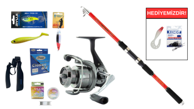 Daiwa Sweepfire Mini 3.60m 20-60gr&Okuma Revenger Pro RVP-40 Teleskopik Spin Seti - 1