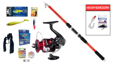 Daiwa Sweepfire Mini 3.60m 20-60gr&Shimano Sienna 4000 FG Teleskopik Spin Seti - 1