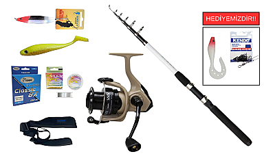 Dam Nova Expedition 9'0''/2.70M 20-40GR&Okuma Outrax OR-4000SGA 1+1BB Teleskopik Spin Seti - 1