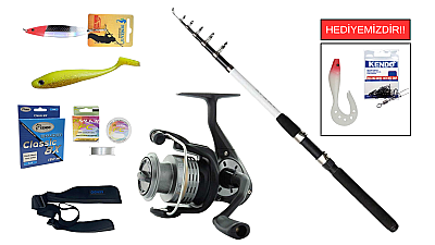 Dam Nova Expedition 9'0''/2.70M 20-40GR&Okuma Revenger RV-40 FD Teleskopik Spin Seti - 1