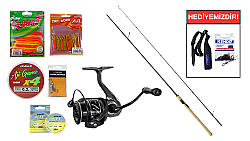 Dam Yagı Classic Spin 2.10 m 2-8 gr&Ryuji Voltage 800 5+1 LRF Seti - Ryuji