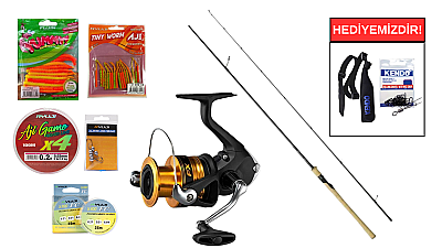 Dam Yagı Classic Spin 2.10 m 2-8 gr&Shimano LRF Makina FX 1000 FC LRF Seti - 1