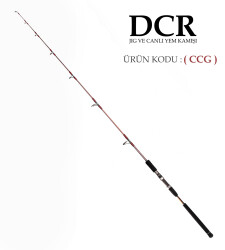 DCR HİLAL JIG VE CANLI YEM KAMIŞI 185 CM 100-300 BORDO - DCR