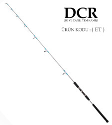 DCR HİLAL JIG VE CANLI YEM KAMIŞI 185 CM 100-300 GRİ - DCR