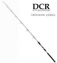 DCR PİRİ REİS JIG VE CANLI YEM KAMIŞI 185 CM 150-350 BORDO - DCR