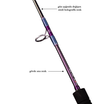 DCR PİRİ REİS JIG VE CANLI YEM KAMIŞI 185 CM 150-350 MOR - 5