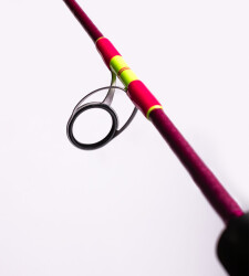 DCR PİRİ REİS TETİKLİ JIG VE CANLI YEM KAMIŞI 185 CM 150-350 PEMBE - 4