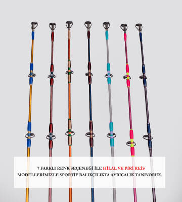 DCR PİRİ REİS TETİKLİ JIG VE CANLI YEM KAMIŞI 185 CM 150-350 PEMBE - 6