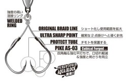 DECOY DJ-80 Twin Pike Shorter Jig Assist İğne - 4