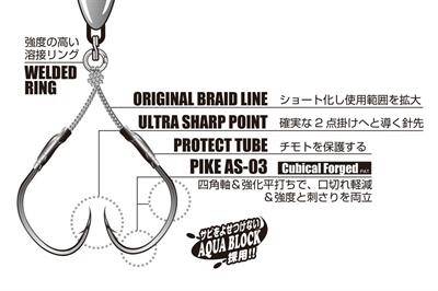 DECOY DJ-80 Twin Pike Shorter Jig Assist İğne - 4