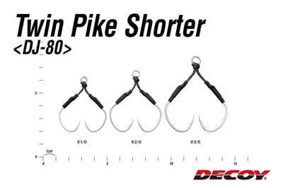 DECOY DJ-80 Twin Pike Shorter Jig Assist İğne - 3