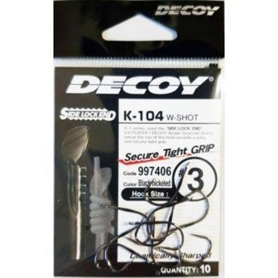DECOY K-104 W-Shot Black Nickel Olta İğnesi - 1