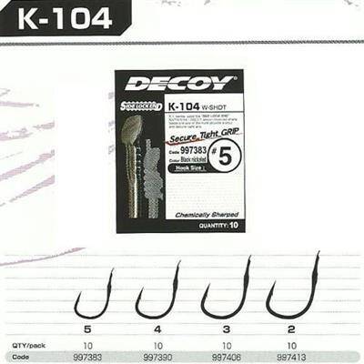 DECOY K-104 W-Shot Black Nickel Olta İğnesi - 2