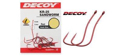 DECOY KR-25 Sandworm Red Olta İğnesi - 1
