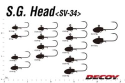 DECOY SV-34 Salt Groove JH Jig Head - 3
