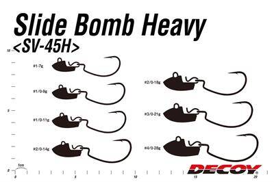 DECOY SV-45H Slide Bomb Heavy Jig Head - 3
