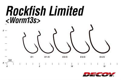 DECOY Worm13S Rock Fish Limited Güçlendirilmiş Offset İğne - 3