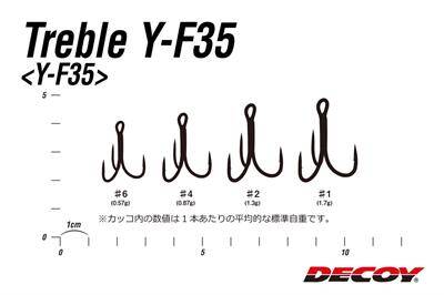 Decoy Y-F35 Treble iğne - 3