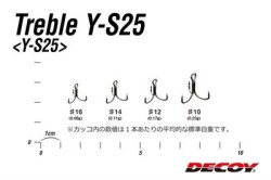DECOY Y-S25 Light Game Treble Üçlü Kanca - 2